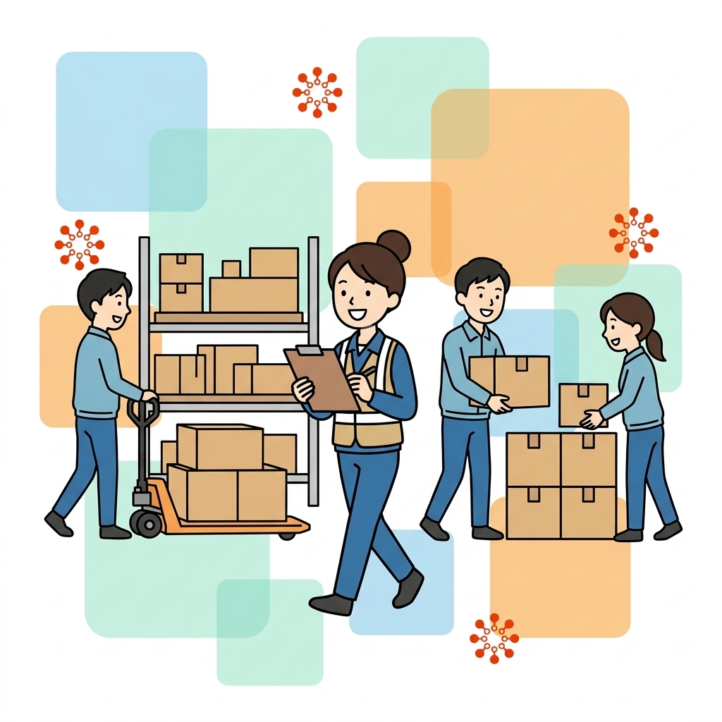 物流・運送のイラスト