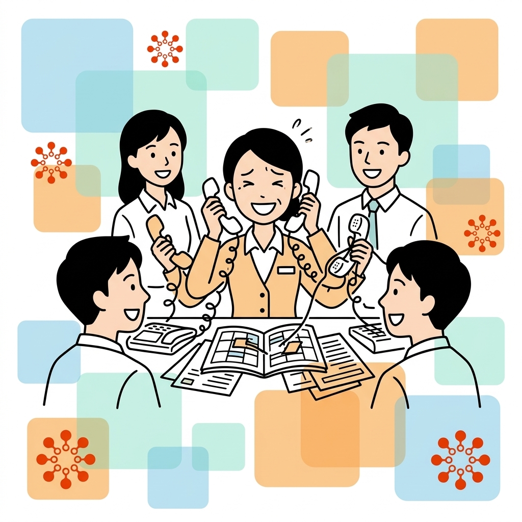 勤怠管理が手作業