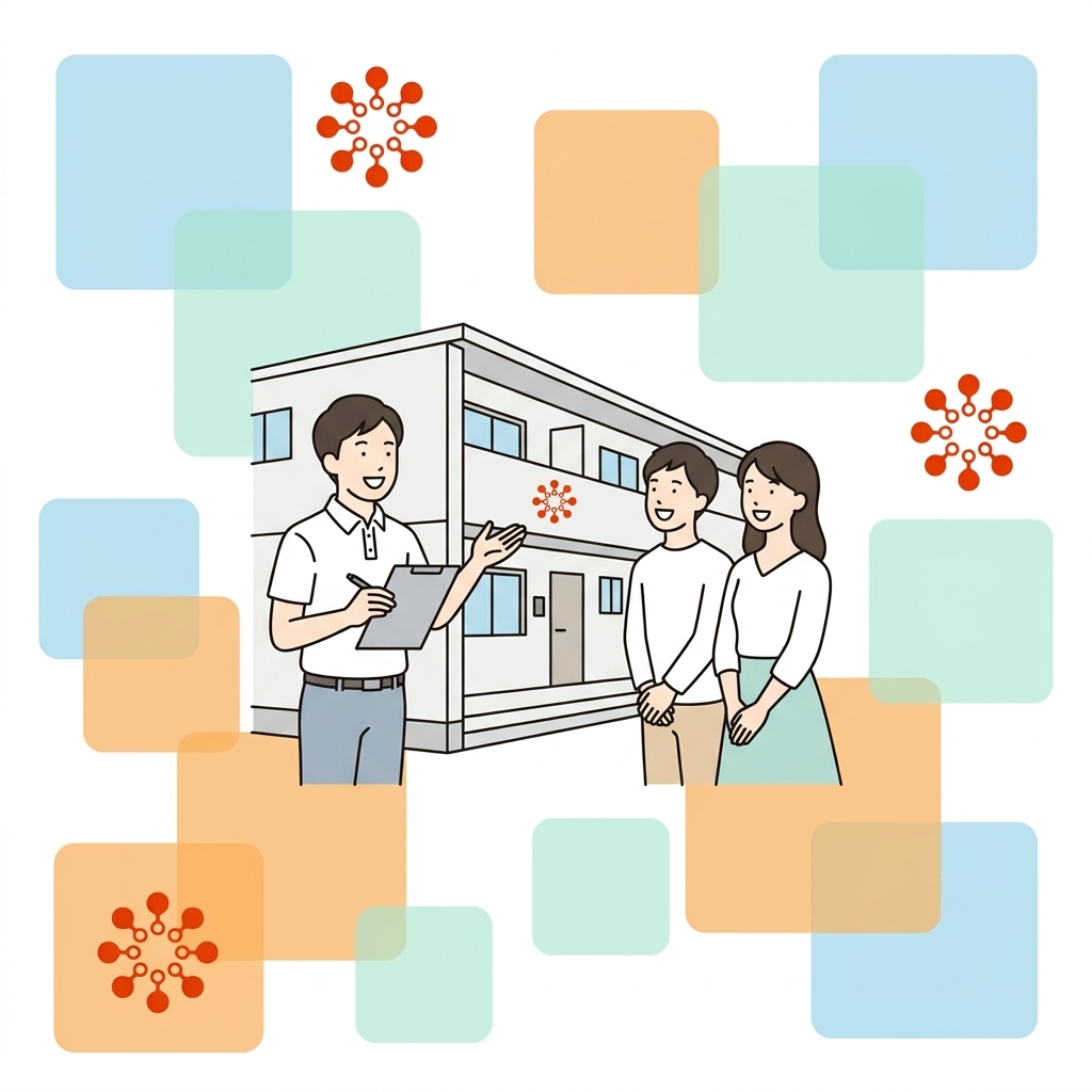 不動産管理のイラスト