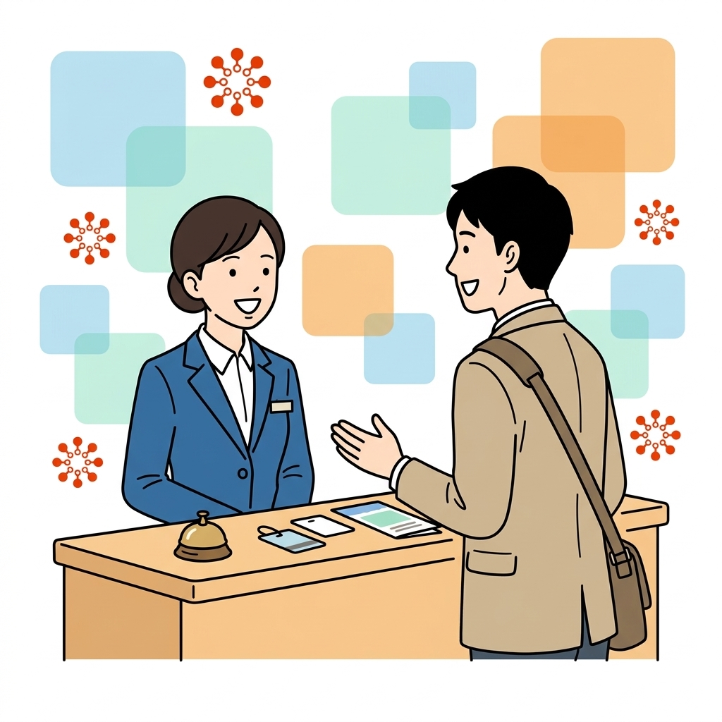 ホテル・旅館のイラスト