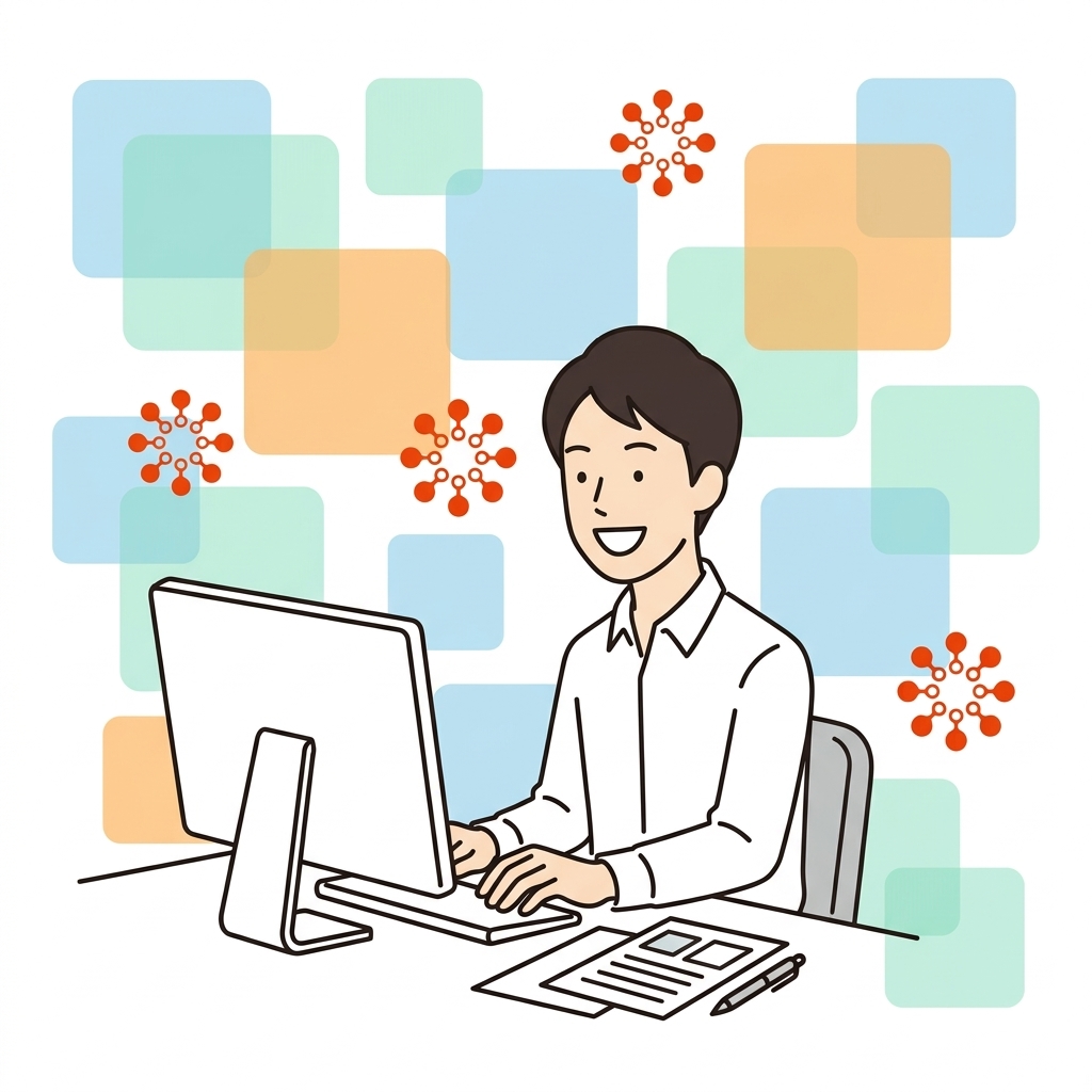 事務職のイラスト