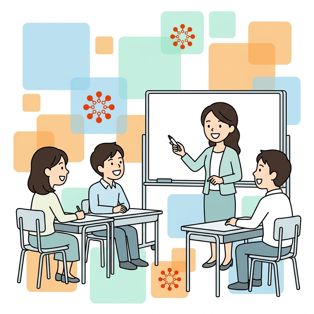 学習塾・スクールのイラスト