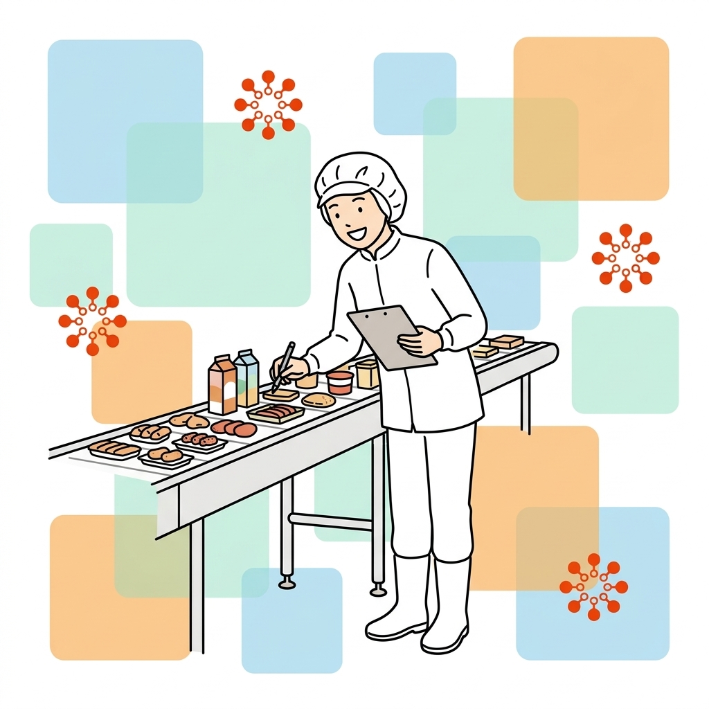 食品製造のイラスト